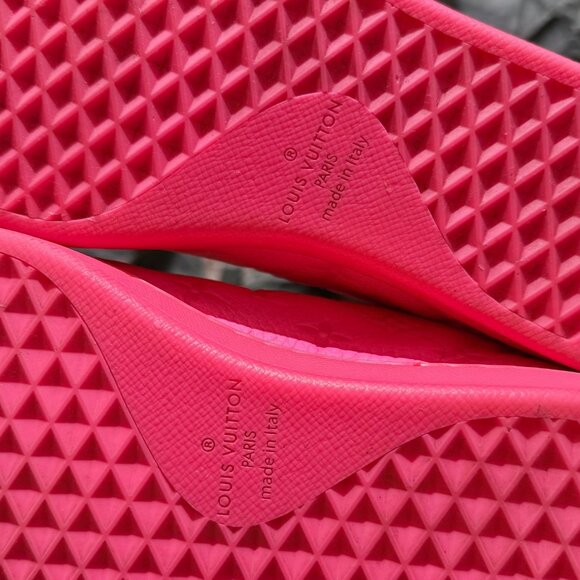Louis Vuitton Hot Pink Monogram Luxembourg Low-top Sneakers - Picture 9 of 16